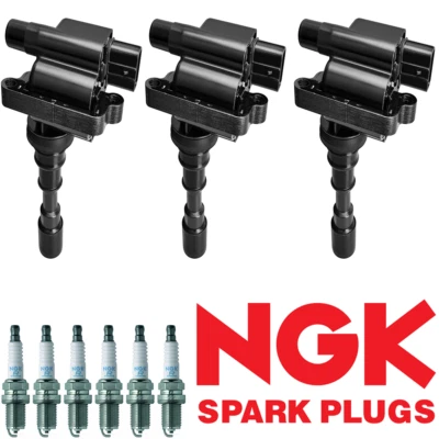 Bobina de ignição e vela de ignição NGK para 2001-02 Hyundai V6 3.5L/3.0L XG300 - Imagem 1 de 4