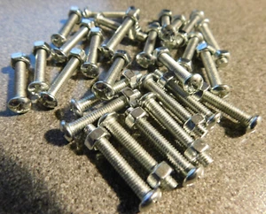 27 M4 x 25mm Machine Screws & Nuts Pan Head Phillips - Picture 1 of 1