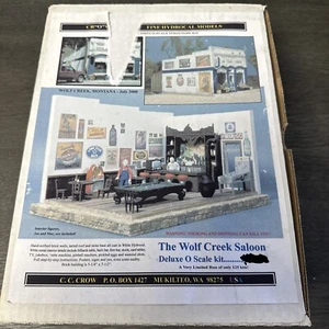 C. C. Crow O Scale Kit - The Wolf Creek Saloon - Deluxe Kit w/Interior Details! - Picture 1 of 8
