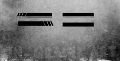 Aufkleber Streifen Set Car Auto Sticker Tuning JDM Decal Modellbau Stripes 1:18