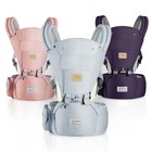 9 in 1 Ergonomische Babytrage Kindertrage Bauchtrage Rückentrage 100% Baumwolle