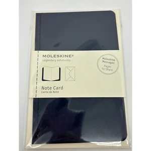 Moleskine Note Card Set Messages Pages to Share Plain Ivory Paper - Picture 1 of 4