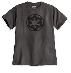 Disney Store Star Wars Imperial Crest Mens Grey T Shirt S The Force Awakens - Picture 1 of 2