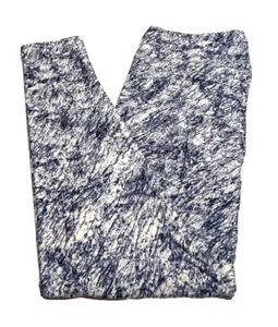 OS Lularoe Leggings Stone Blue Granite White NEW 49600 - Picture 1 of 4