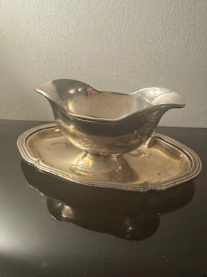 Saucière CHRISTOFLE modèle COQUILLE VENDOME en métal argenté - Photo 1/4