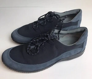 Easy Spirit Roundabout Lace Up Sneakers Cobal Charcoal Woman’s Size 10 M - Picture 1 of 10