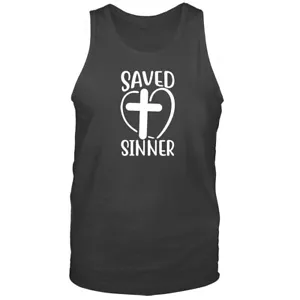 Geretteter Sünder christlich religiös Gott Bibel Kirche Jesus Christus Tanktop - Bild 1 von 8