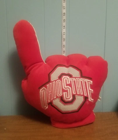 Ohio State Buckeyes OSU #1 Finger Wearable Plush Go Bucks Toy Factory Cover