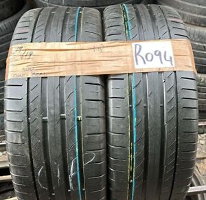 235 55 18 CONTINENTAL SPORT CONTACT 5 2355518 100V part worn tyres 5mmx2