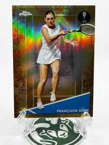 Francoise Durr - 2021 Topps Chrome Clay Court Refractor - Tennis