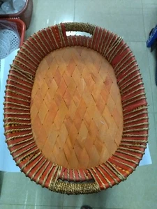 New Bamboo Serving Tray Bed Breakfast Dinner tea coffee Wooden portable Platter  - Picture 1 of 5