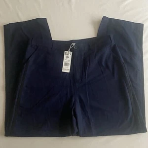 Adidas Skate Chino Pants Mens 34x32 Navy Loose Fit Straight Baggy Skateboarding - Picture 1 of 15