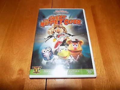 THE GREAT MUPPET CAPER Muppets KERMIT 50TH ANNIVERSARY EDITION Disney DVD NEW - Image 1 of 2