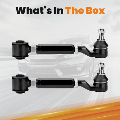 Kits de 2 brazos de inclinación traseros superiores para Honda Accord 03-07 con rótula delantera Foto 1 de 4