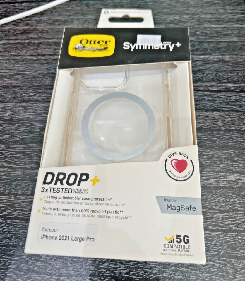 OtterBox Symmetry Case- Fits iPhone 13 Pro- Clear (77-83638) A13