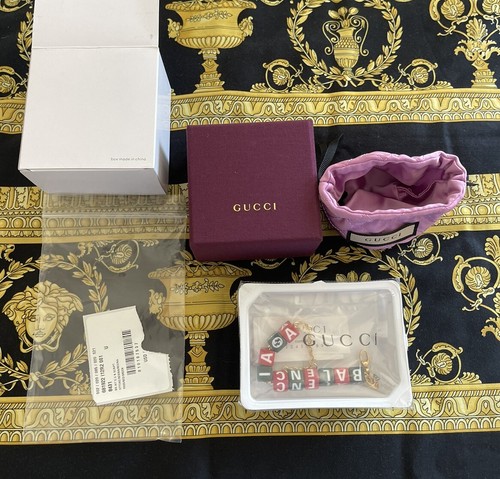 Nouveau bracelet authentique Gucci X Balenciaga Hacker Project Cube boîte et pochette d'origine