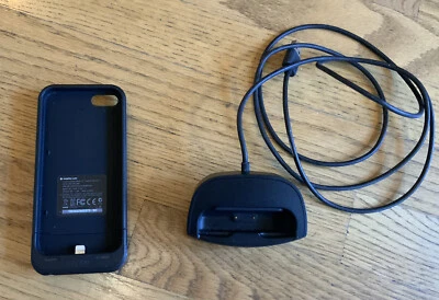 Mophie черный сок упаковка чехол и док-станция для iPhone 5 - Изображение 1 из 4