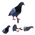 Simulated Pigeon Ground Plug Realistic Figure Bird Garden Sculpture Model