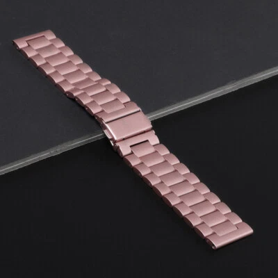 Pulsera de pulsera de metal universal correa de reloj de acero inoxidable de 18/20/22/23 mm de EE. UU. Foto 1 de 4