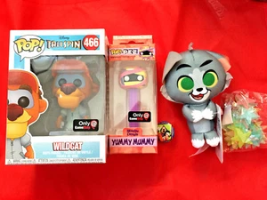 Talespin WILDCAT 466 POP! +YUMMY MUMMY PEZ +TOM PLUSH Gamestop Mystery Box FUNKO - Picture 1 of 9