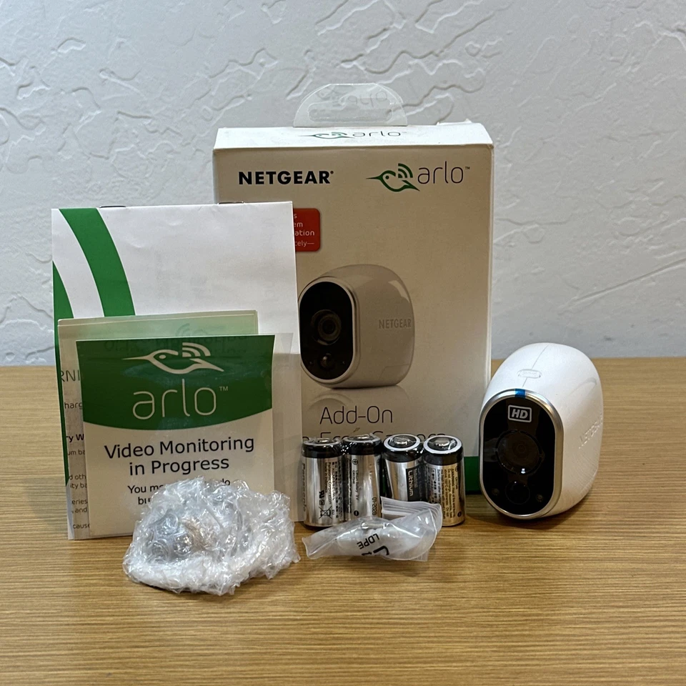 Arlo VMC3030-100NAS Wire-Free Indoor/Outdoor Security Camera OPEN BOX - Image 1 of 4
