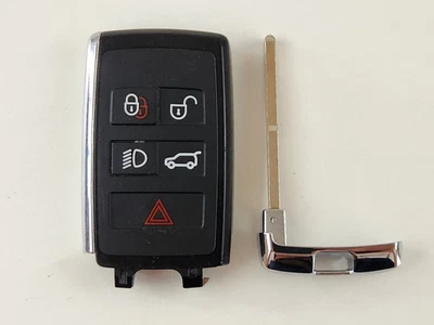 ORIGINAL LAND RANGE ROVER 18-24 OEM SMART KEY LESS ENTRY REMOTE FOB UNCUT INSERT - Image 1 of 4