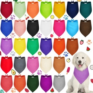30 Pcs Dog Bandanas Bulk Sublimation Plain Bandanas Bulk for Christmas Birthd... - Picture 1 of 7