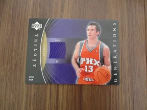 2007 Upper Deck NBA Steve Nash Game-Used Jersey Card Trilogy Generations #PRM-SN - Picture 1 of 7