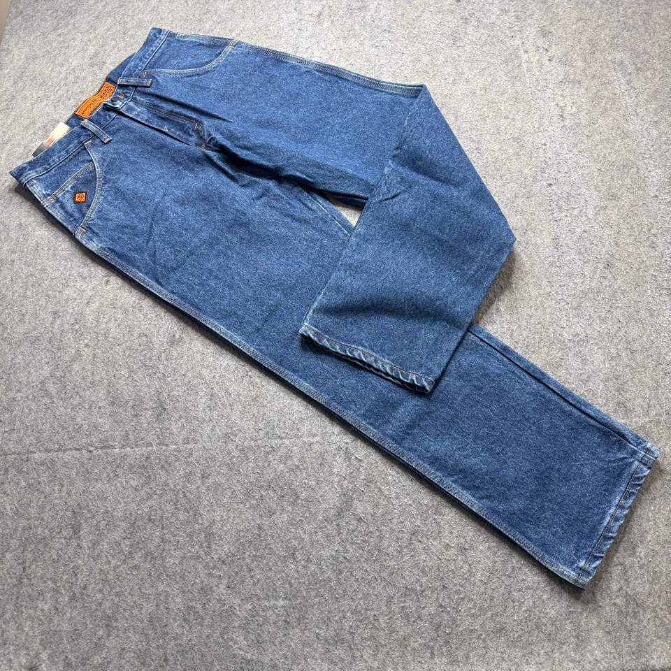 Wrangler Riggs Flame Resistant Workwear Blue Jeans FR 36 X 32 FR3W050