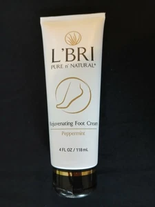 L'Bri Pure n' Natural Rejuvenating Foot Cream Peppermint 4fl oz - Picture 1 of 2