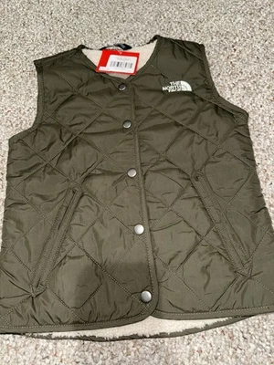 Chaleco forrado North Face para niñas talla S 7/8 Foto 1 de 4