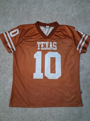 Vintage Texas Longhorns OT Sports Orange Jersey #10 Women's XL Made in USA - Image 1 of 4