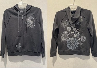 Sudadera con Capucha Cremallera Completa Gary Parques Disney Bordada Mickey Fuegos Artificiales Disneyland Talla M Foto 1 de 4