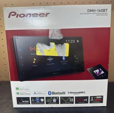 Receptor de medios digitales Pioneer DMH-160BT RDS AV Foto 1 de 4