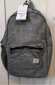 Herschel Nova Sprout Wickeltasche Rucksack mit Wickelunterlage Rabe Crosshatch Neu mit Etikett - Bild 1 von 9