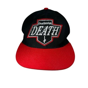 Deathwish Skateboards Snapback schwarz/rot Death Logo Patch verstellbar - Bild 1 von 12