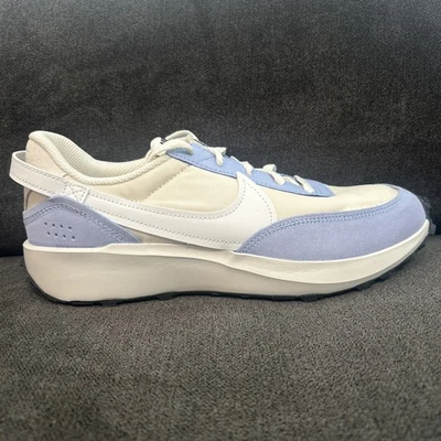Nike Waffle Debut Womens 10 Soft Pearl White Blue Comfort Athletic DH9523-007 - Image 1 of 4