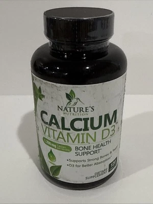 Suplemento de calcio con vitamina D - 1200 mg carbonato de calcio con 1600 UI de D3 Foto 1 de 4