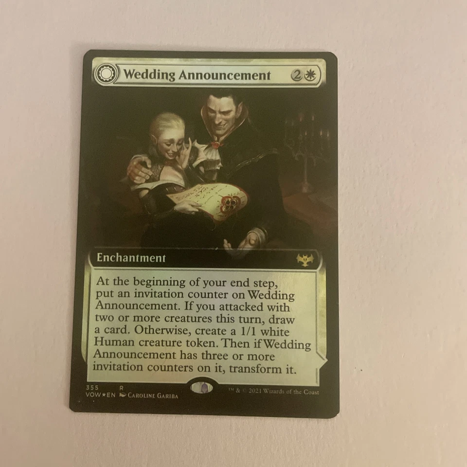 Wedding Announcement (Extended Art) Innistrad: Crimson Vow Foil - Image 1 of 1
