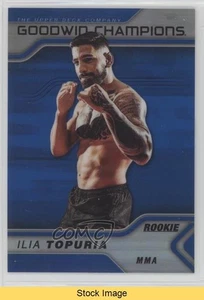 2023 Upper Deck Goodwin Champions Platinum Blue Rainbow Ilia Topuria #P49 LEER - Imagen 1 de 3