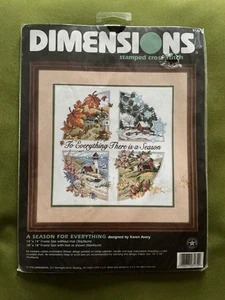 NEW Dimensions A Season For Everything Stamped Cross Stitch Kit 3174 - Picture 1 of 2
