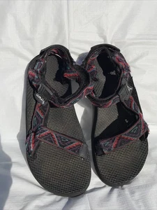TEVA Multicolor Nylon Gladiator Sport Hiking Sandals Women's 6 Red/purple - Picture 1 of 11
