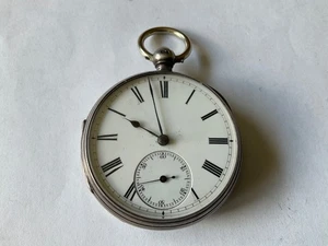 Stratz & Fehrenback Perth Lever Fusee Silver Case 2" quer läuft UK Australien? - Bild 1 von 8