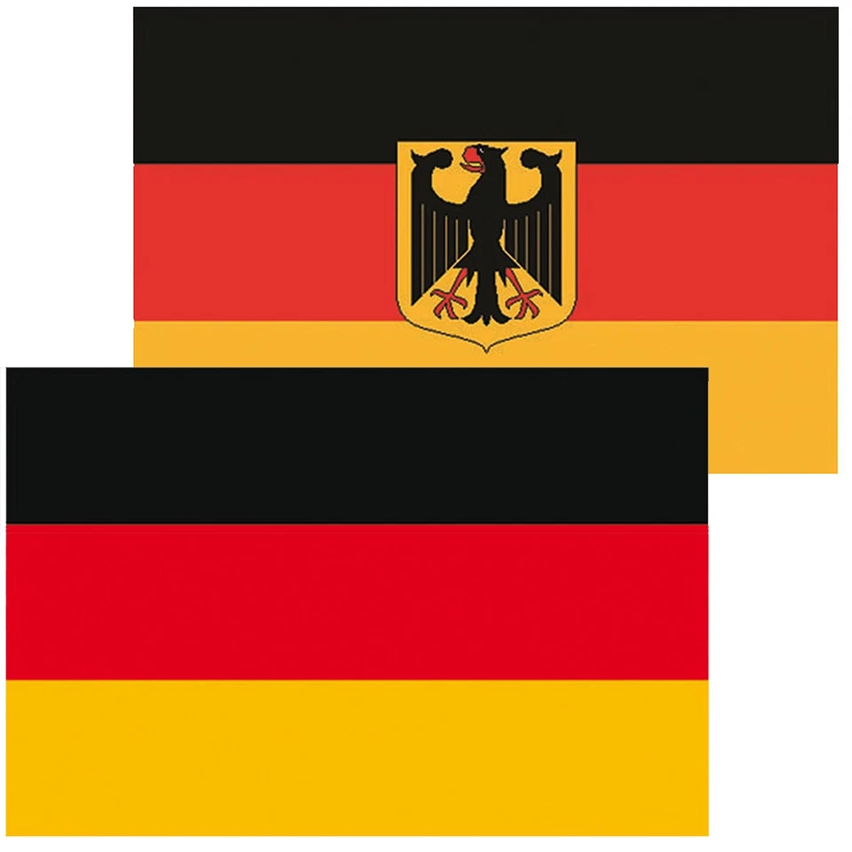 XXL Deutschland Flagge Fahne 250 x 150 cm, Hissflagge groß BRD auch mit Adler - Bild 1 von 1