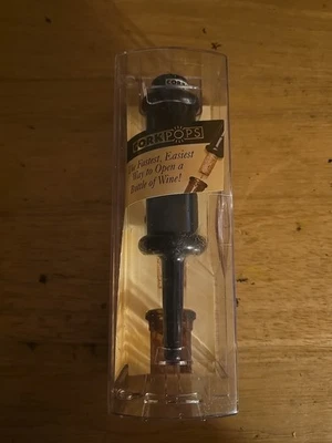 Nuevo abrebotellas de vino de plástico corcho original divertido - negro Foto 1 de 4