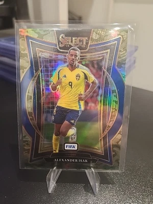 2024-25 Panini Select Fifa Terrace Alexander Isak #92 Camo Prizm /135 Sweden - Image 1 of 2
