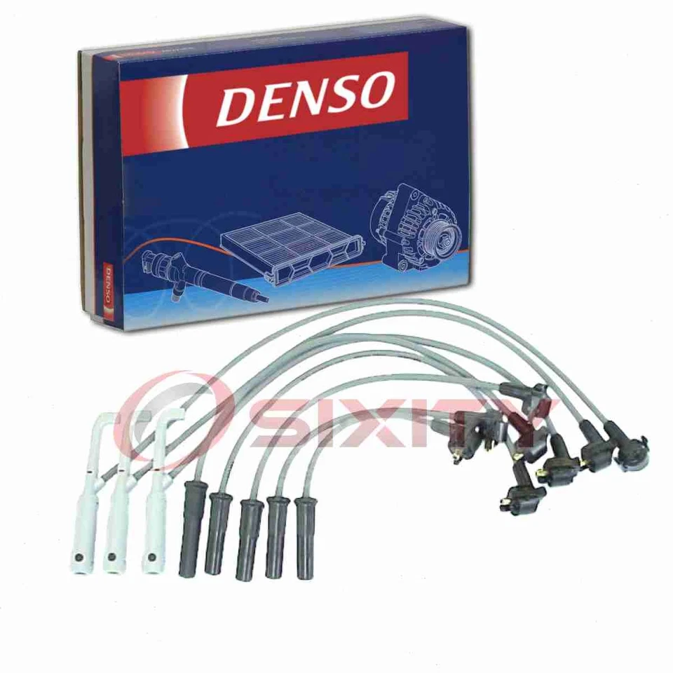 Juego de cables de bujías Denso para Mazda B2500 1998-2001 2,5 L L4 bujías de encendido wr Foto 1 de 4