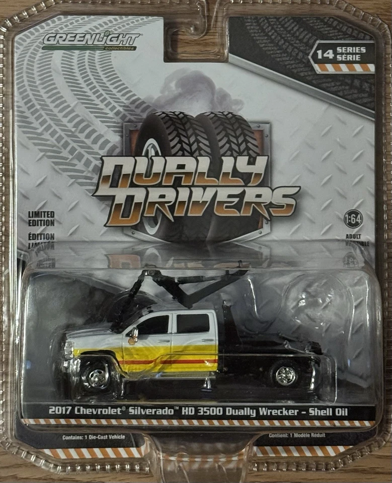 Chevrolet Silverado HD 3500 2017 doble grúa Greenlight - aceite de carcasa Foto 1 de 1
