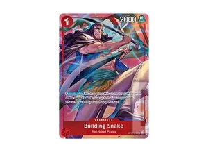 Building Snake Alternate Art Foil - OP09-008 LP - One Piece - Picture 1 of 1