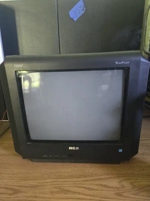 RCA 14F514T TruFlat 14"Stereo CRT TV Control Video Gaming Retro No Remote - Image 1 of 4